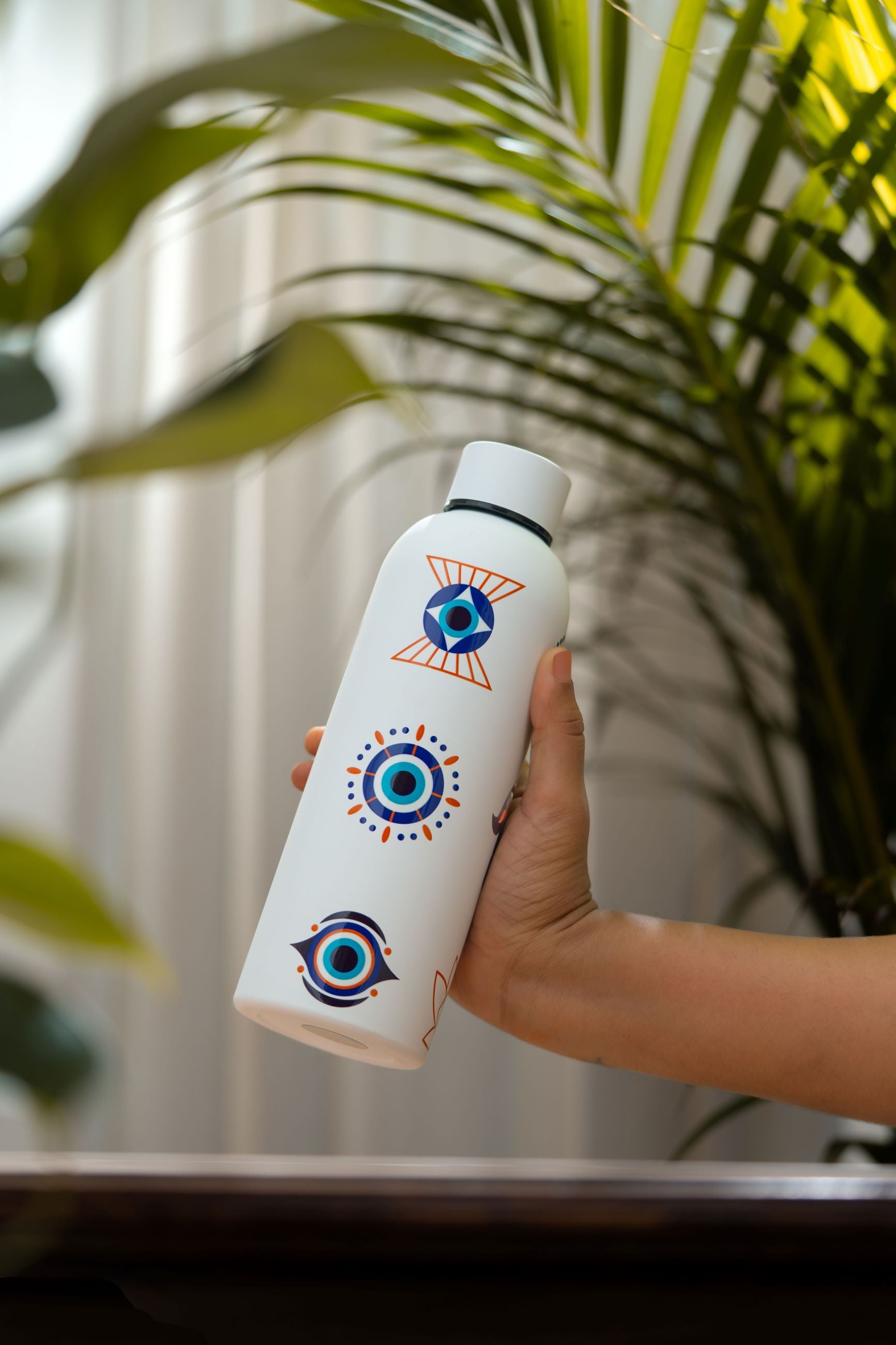 Evil Eye White Bottle