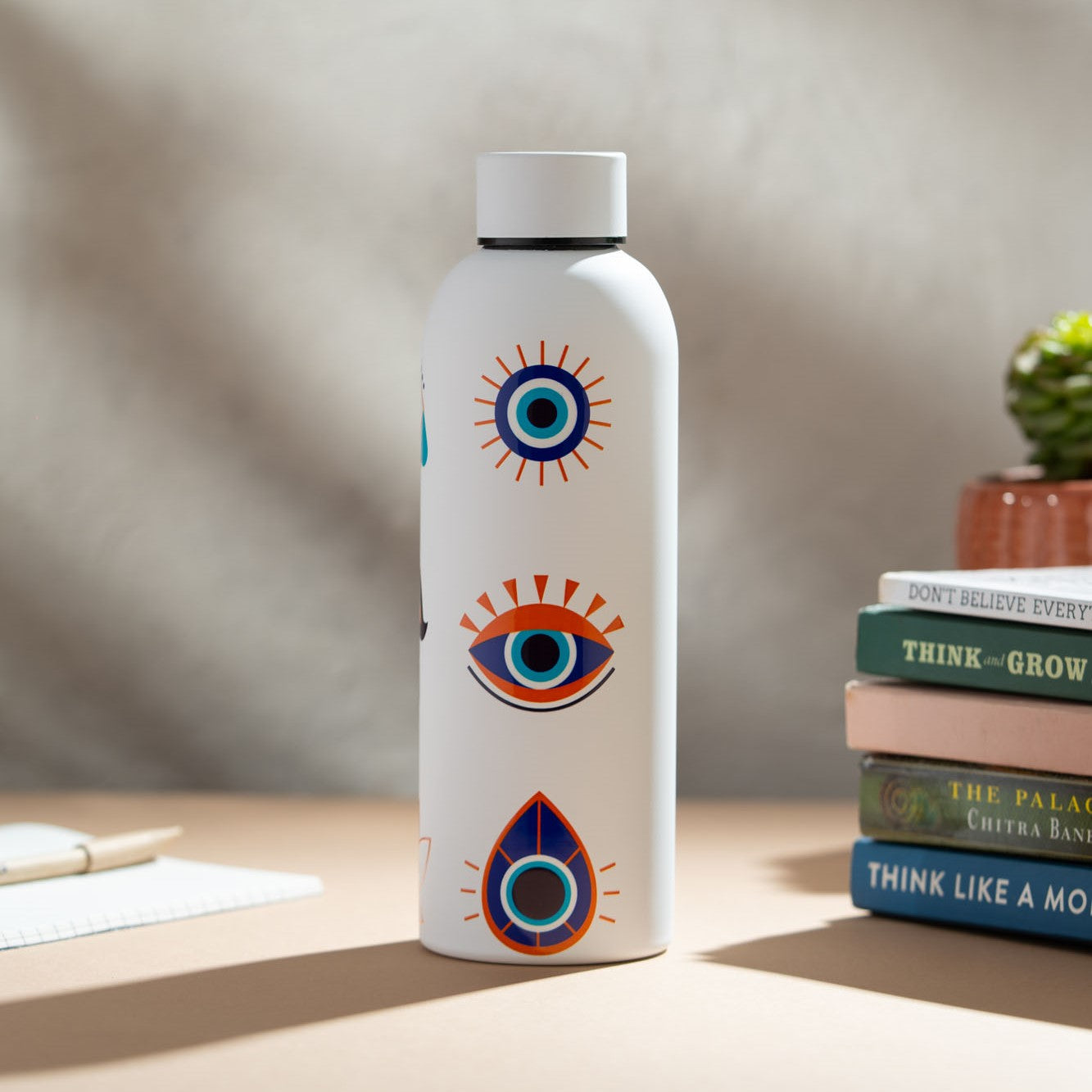 Evil Eye White Bottle