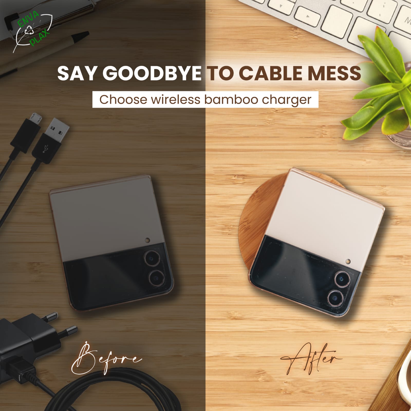 Bamboo Wireless Charger