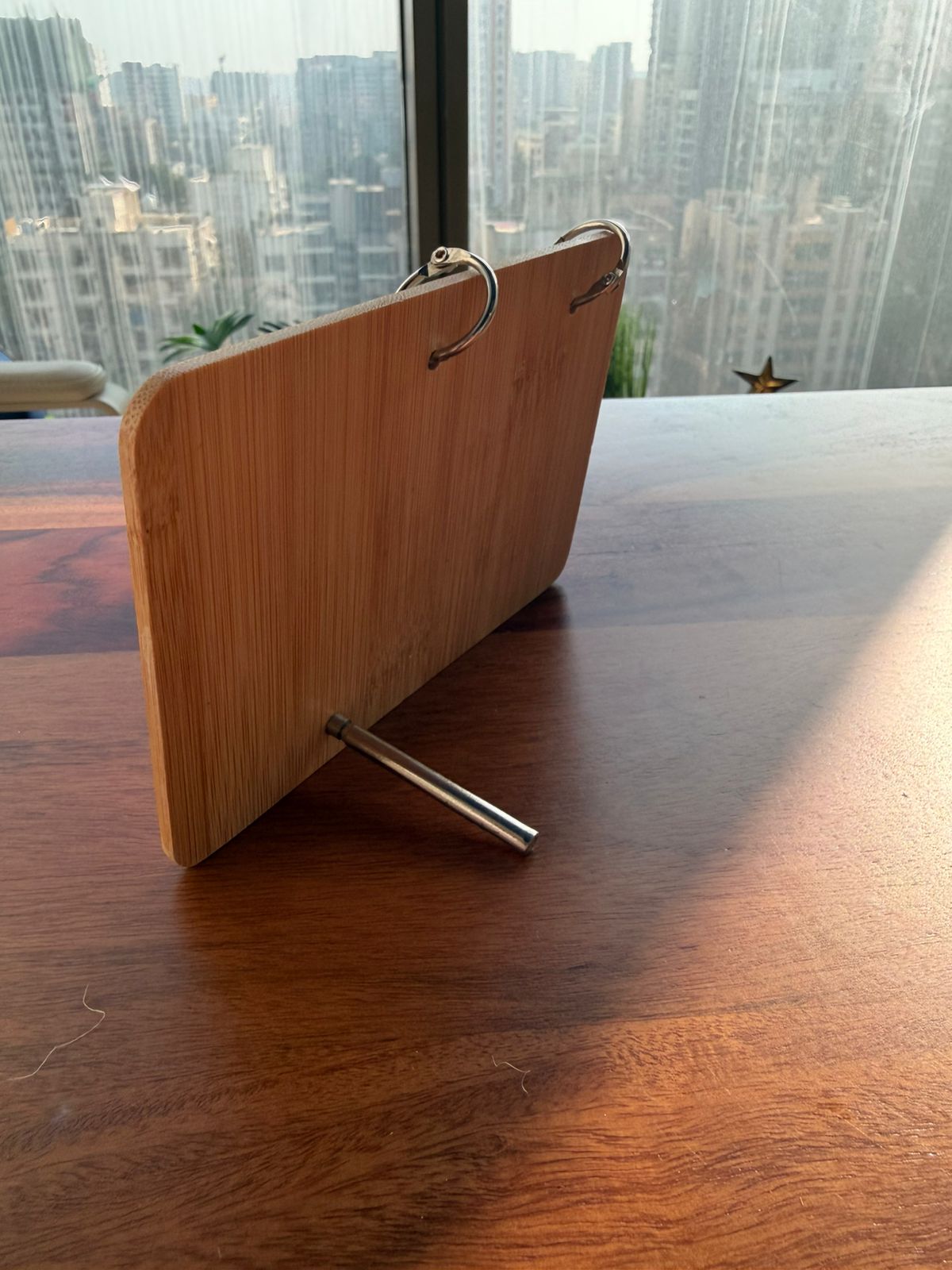 🌱 Eco-Friendly New Year Calendar with Bamboo Board