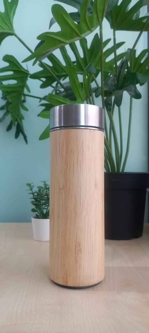 Bamboo Steel Bottle