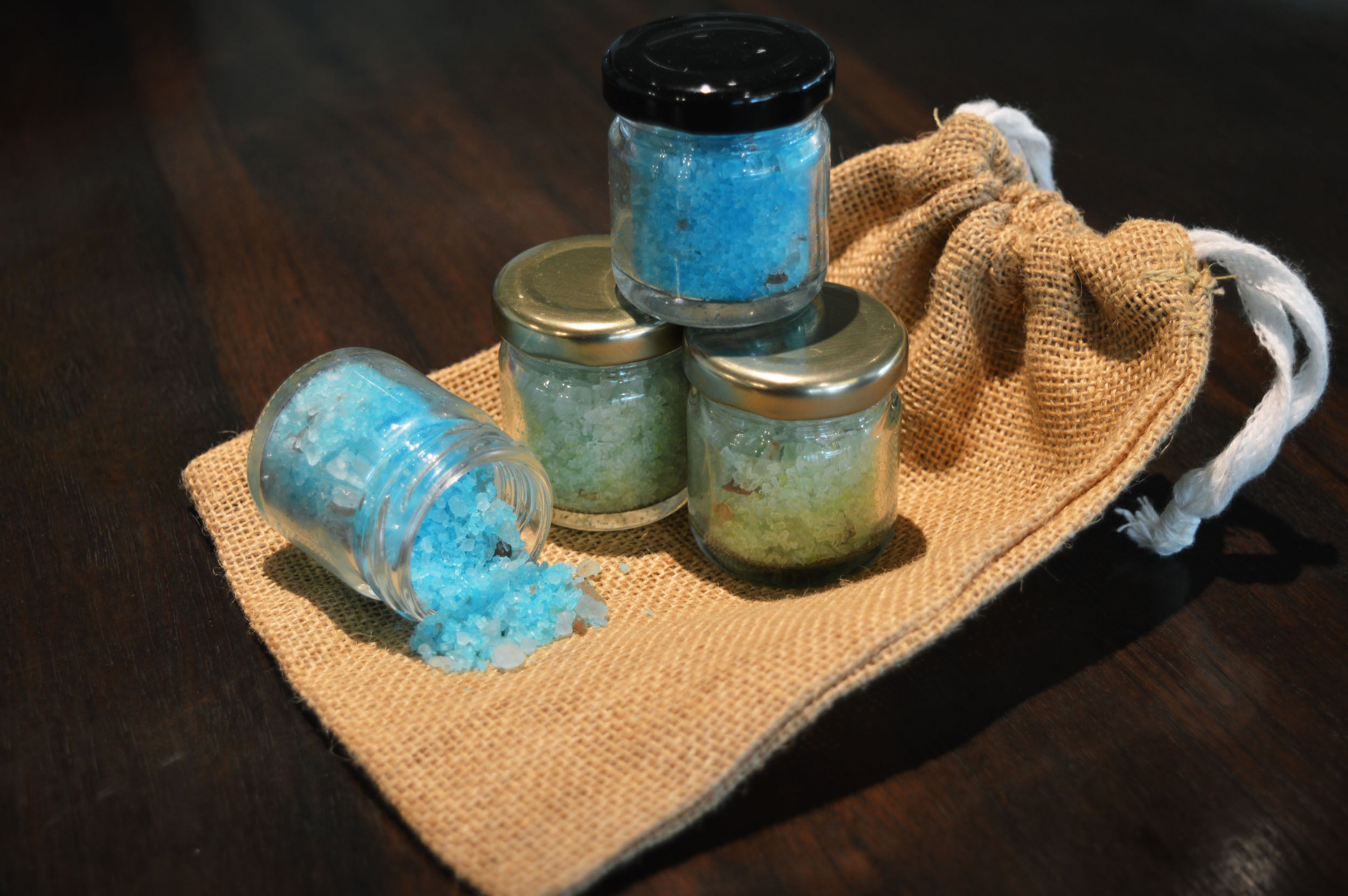 Handcrafted Enva Plax organic bath salts with natural ingredients