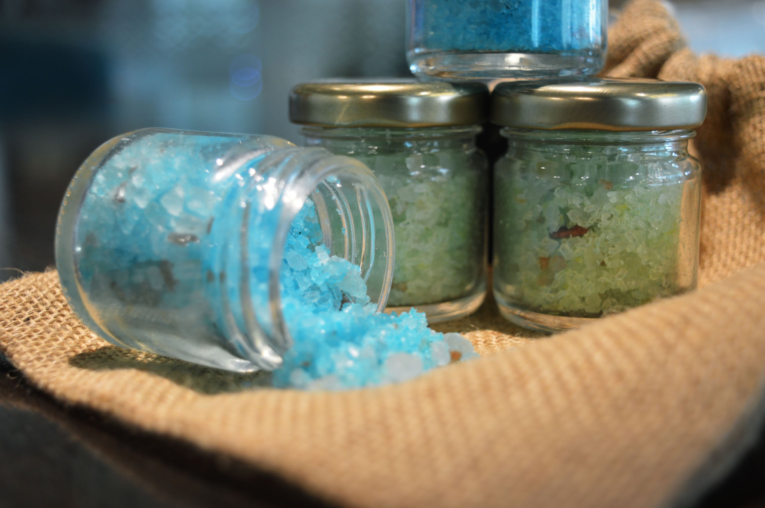 Relaxing bath with Enva Plax organic bath salts