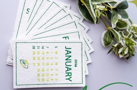 Seed Paper Calendar