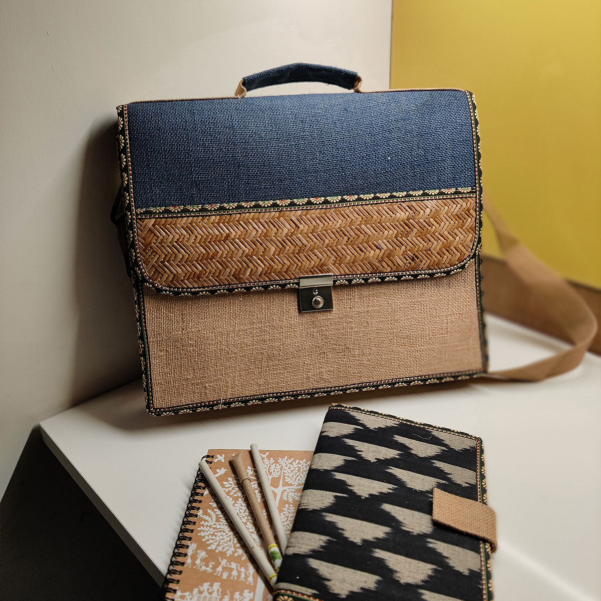 Jute Office Bags - Enva Plax