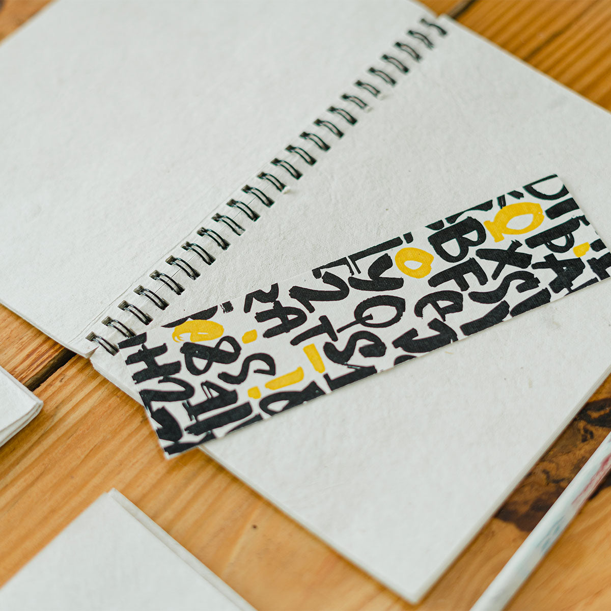 Spiral handmade diary